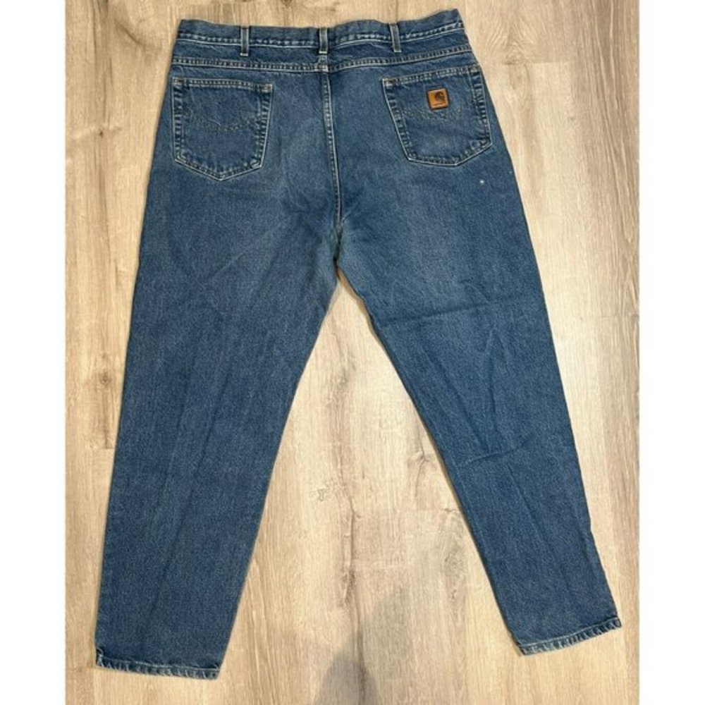 Carhartt B17 DST Jeans Men's‎ 42x32 Relaxed Fit Straight Leg Denim Blue - Picture 7 of 7